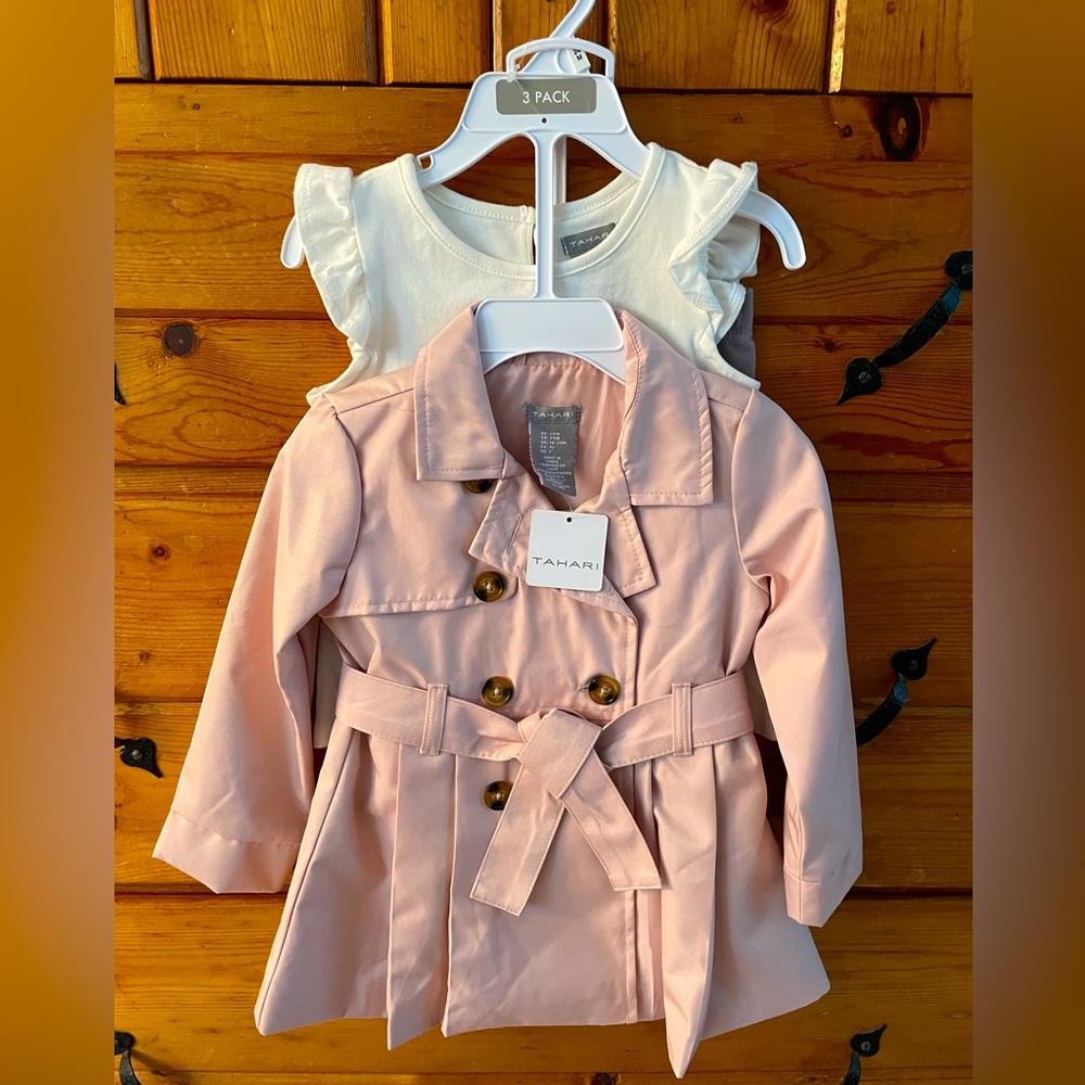 SOLD NWT 24m Toddler Girls Tahari 3 pc Set